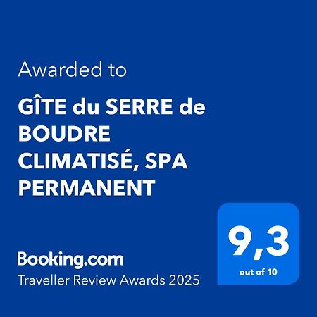 Gite Du Serre De Boudre Climatise, Spa Permanent Buisson Eksteriør billede