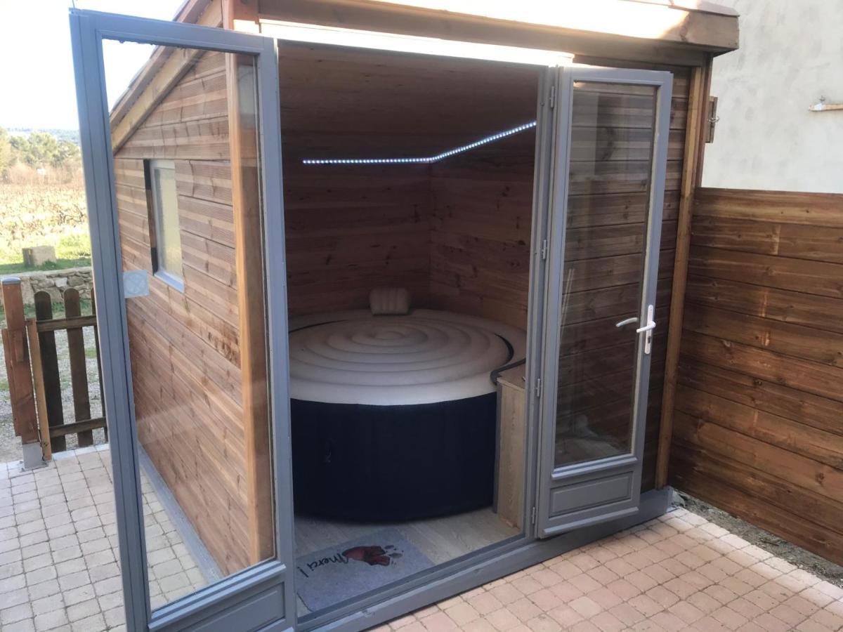 Gite Du Serre De Boudre Climatise, Spa Permanent Buisson Eksteriør billede